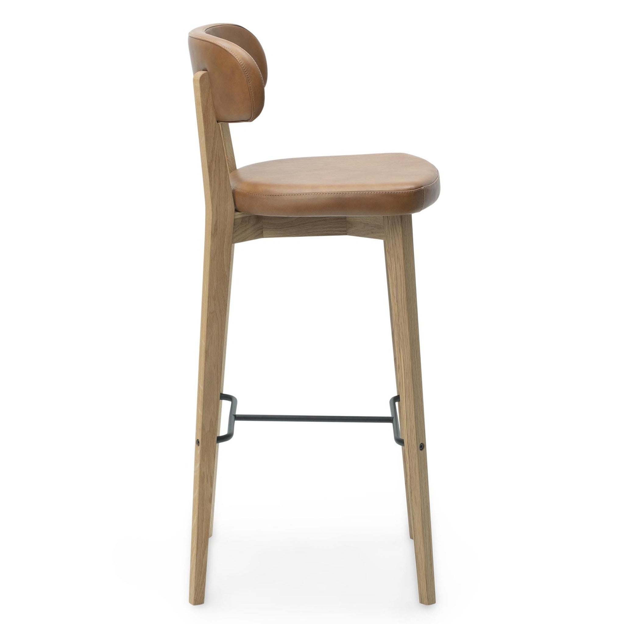 oak wood bar stool