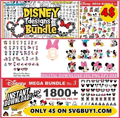 Download 10 000 Disney Svg Png Image Design Bundle For Cricut And Silhouette Svgbuy