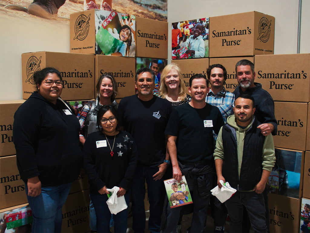 Cobian Staff Volunteering with Operation Christmas Child