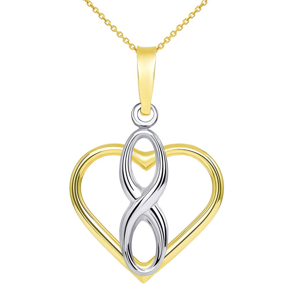 Saslow's & Henebry's Collection Diamond Infinity Heart Necklace JSN0690 -  Saslow's & Henebry's Diamond Jewelers