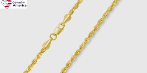 Rope-linked Gold chain