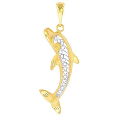 gold dolphin pendant