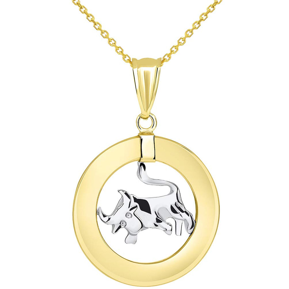 Taurus Necklace - Men Pendant Necklace In 925 Silver