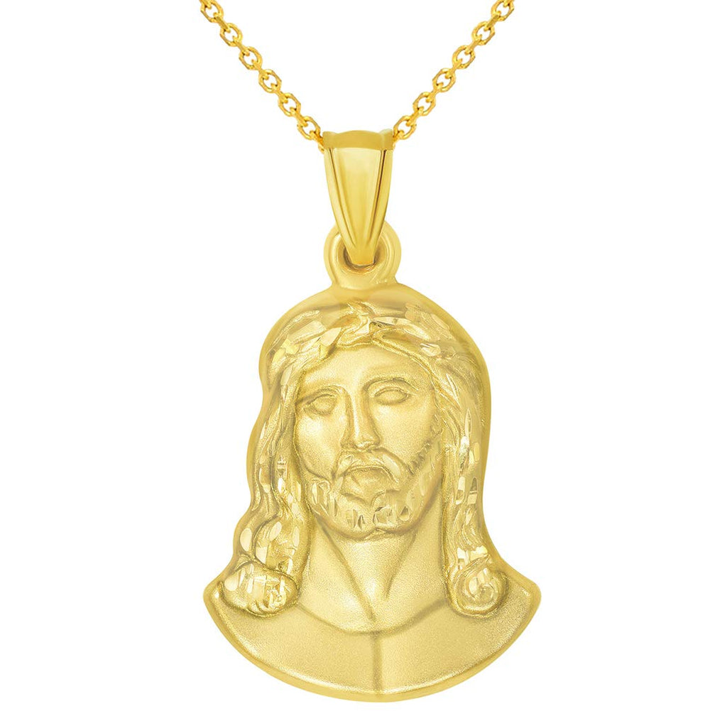 Jesus christ sales head necklace