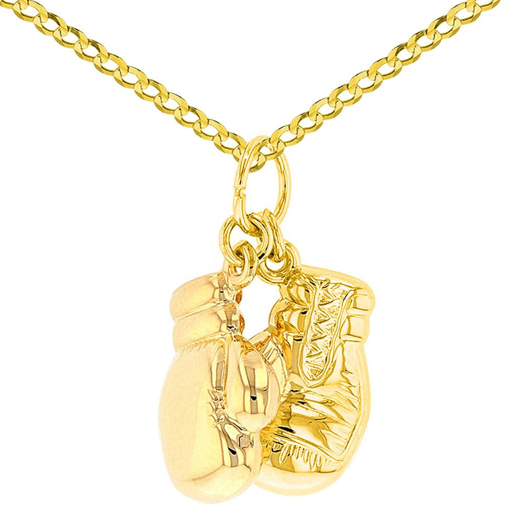 14kt golden glove necklace | Luna Skye