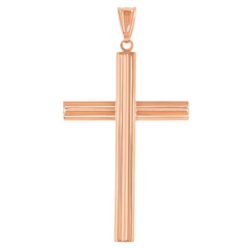 rose gold crucifix