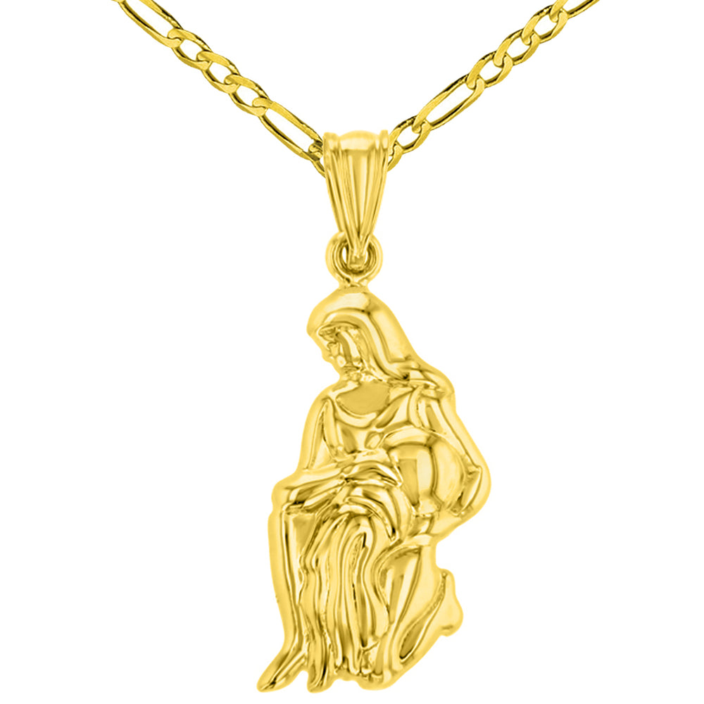 Aquarius Zodiac Pendant Necklace | JENNY BIRD