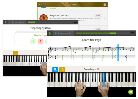 Three-month premium plan trial for "Skoove" online piano lessons