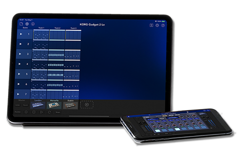 "Korg Gadget 2 Le" DAW music production app with built-in sound module