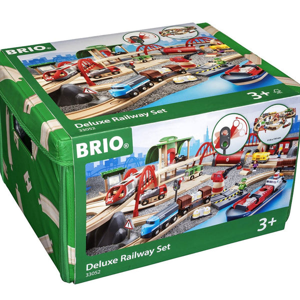 brio world deluxe railway set 33052