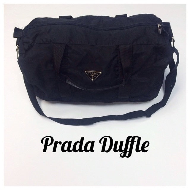 prada weekender duffle bag