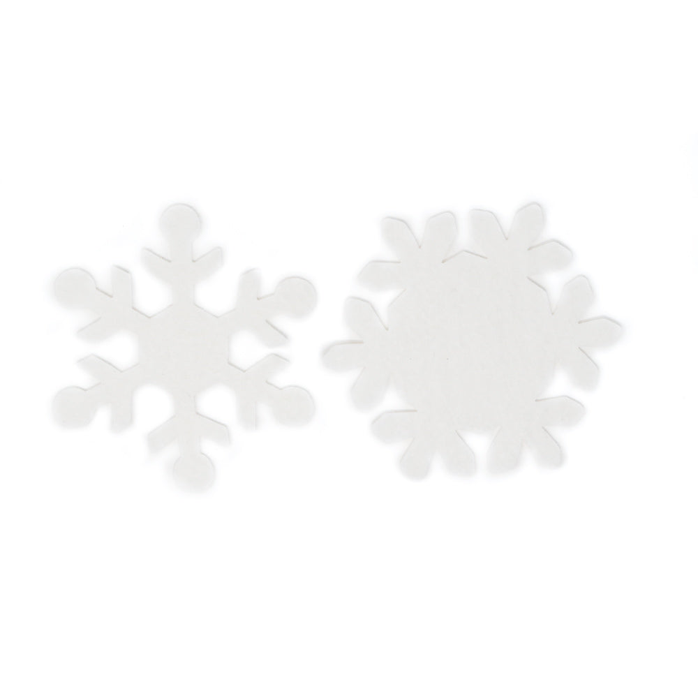 Felt Snowflakes 16” Across With Sparkle Tips For $3 In Appleton