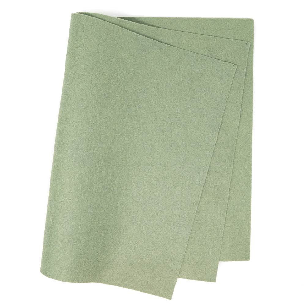 Sage Wool Felt Sheet, Green Merino Wool, Sage Wool, Sage Felt, Green Felt