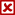An icon of a red "X" inside a square box.