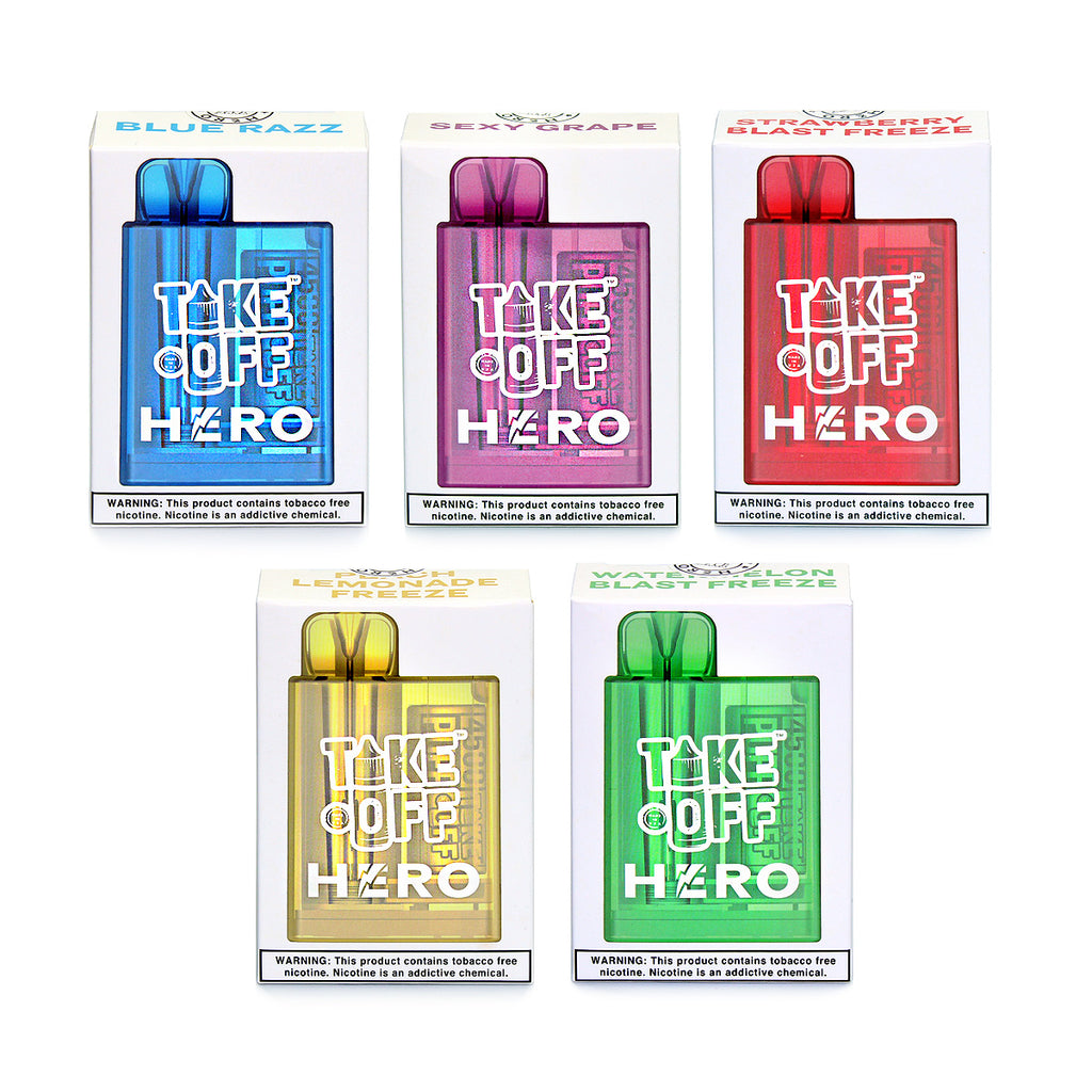 Take Off HERO Disposable Vape | Recharge Puffs – Ziip Stock