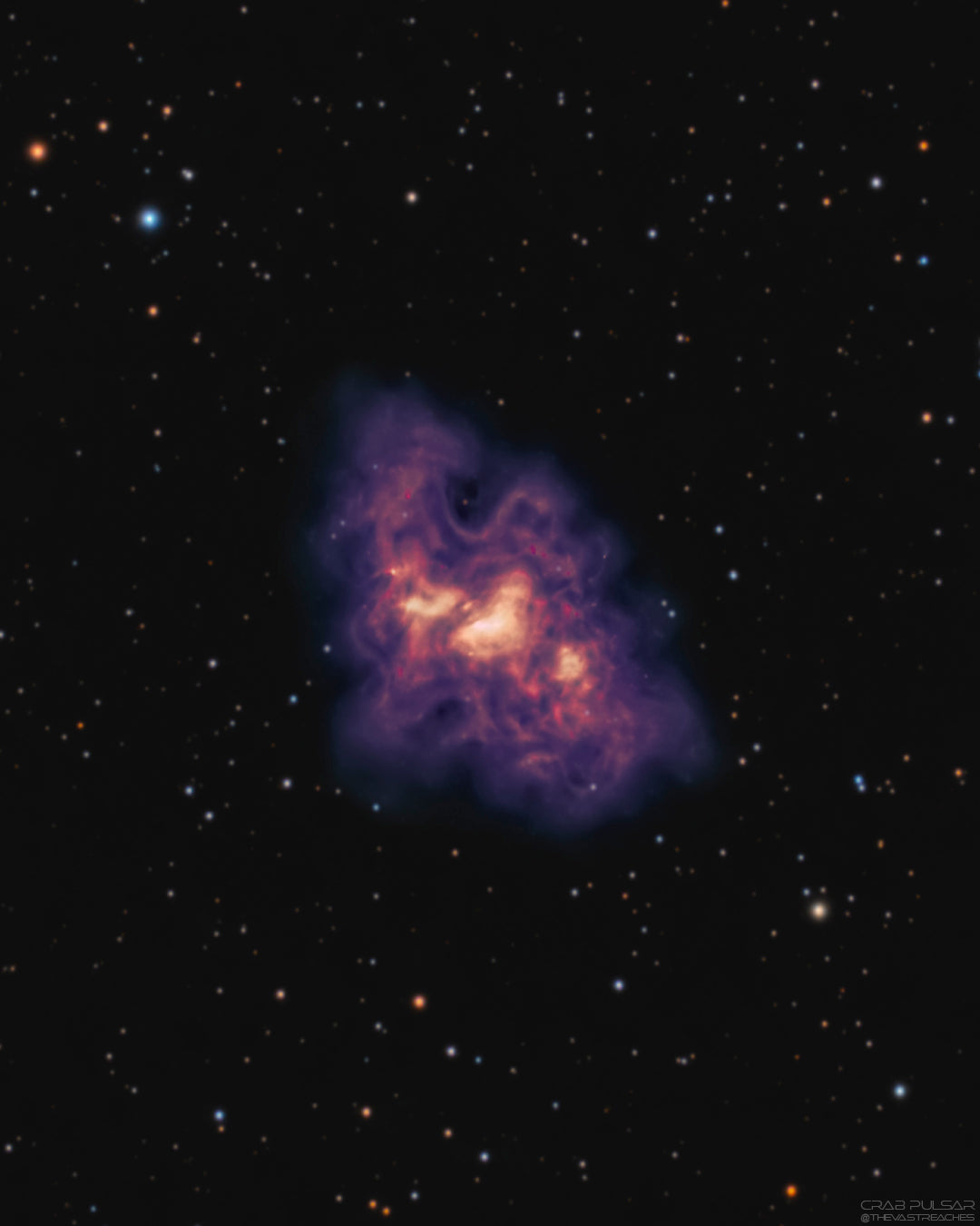 M1 - The Crab Nebula in Near Infrared Light by Jason Guenzel