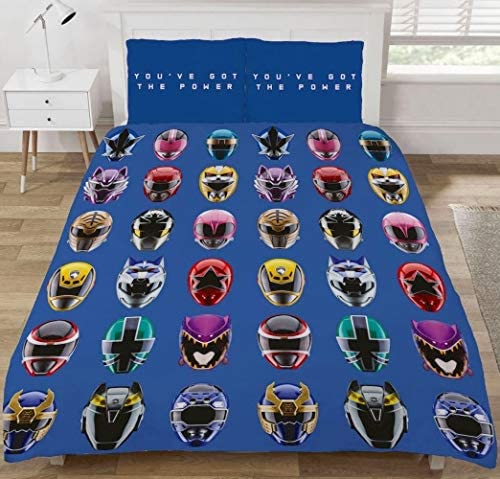 power rangers double duvet set