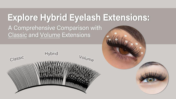 Hybrid Eyelash Extension