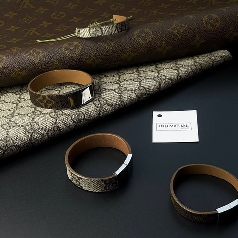 Bracciali Louis Vuitton e Gucci Artigianali