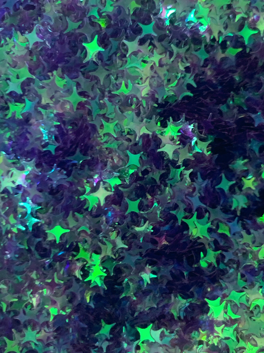 Gold Star Glitter – Purple Star Nail Supplies
