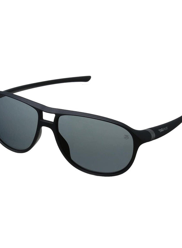 TAG Heuer 6043-108 27 Degree Urban Matte Dark Grey Aviator Grey Lens Sunglasses