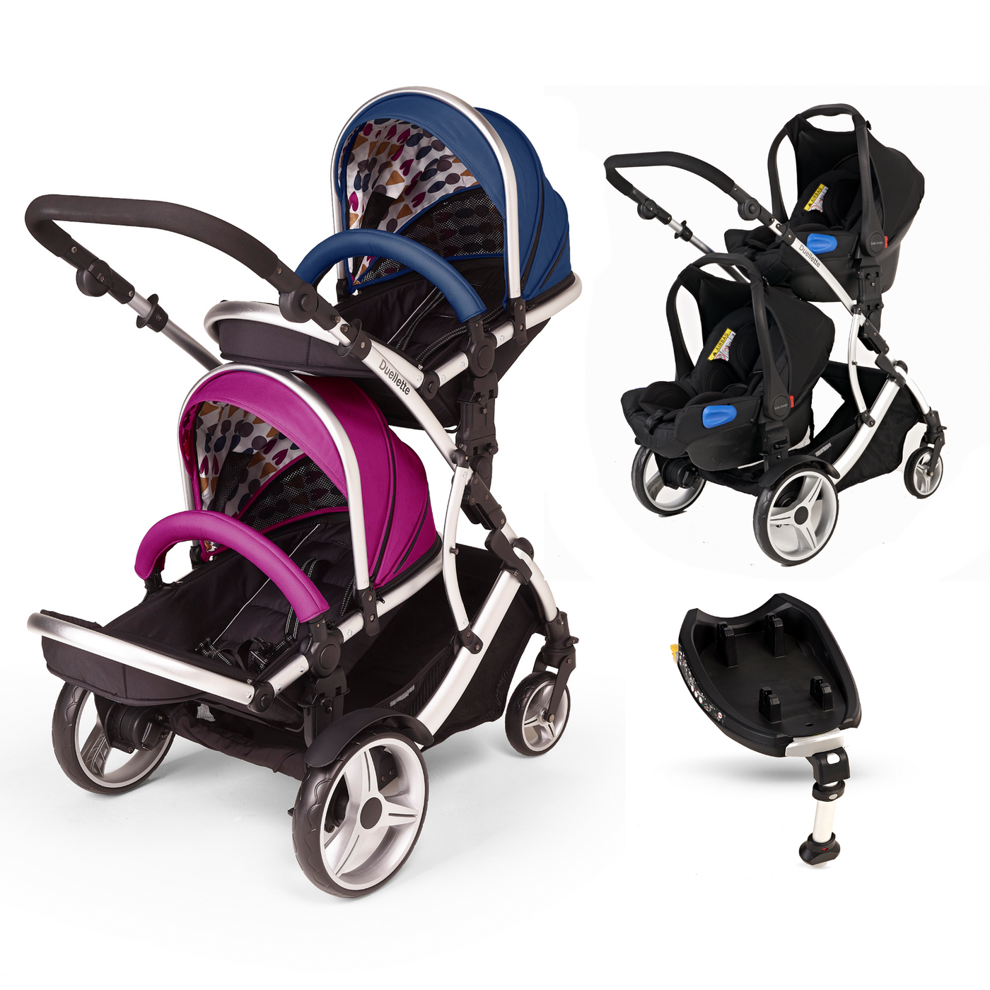 double pushchair travel system