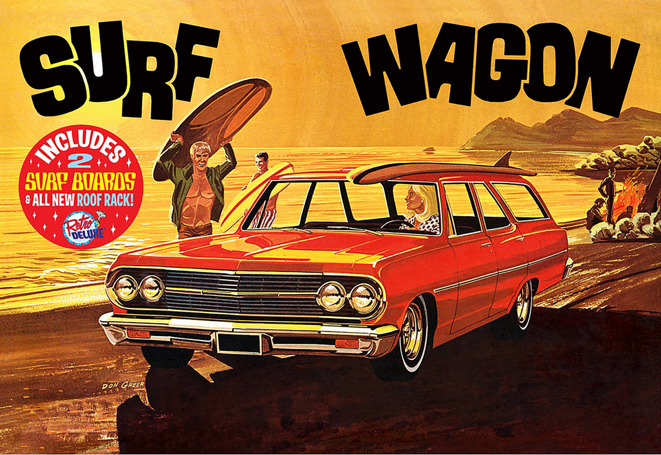1965 CHEVELLE SURF WAGON 1/25 SCALE MODEL KIT (NET) (C: 1-1-
