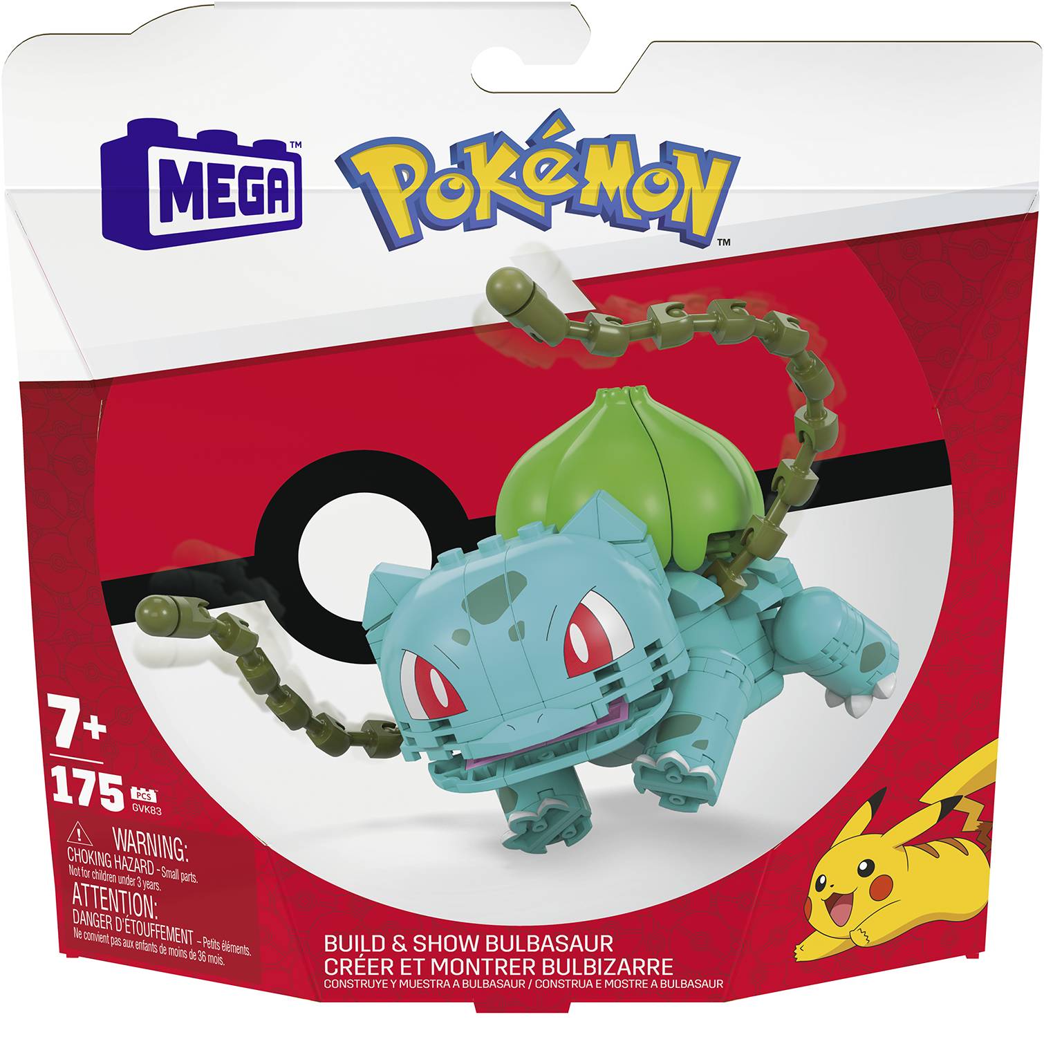 MEGA CONSTRUX POKEMON BUILD & SHOW BULBASAUR (NET) (C: 1-1-2