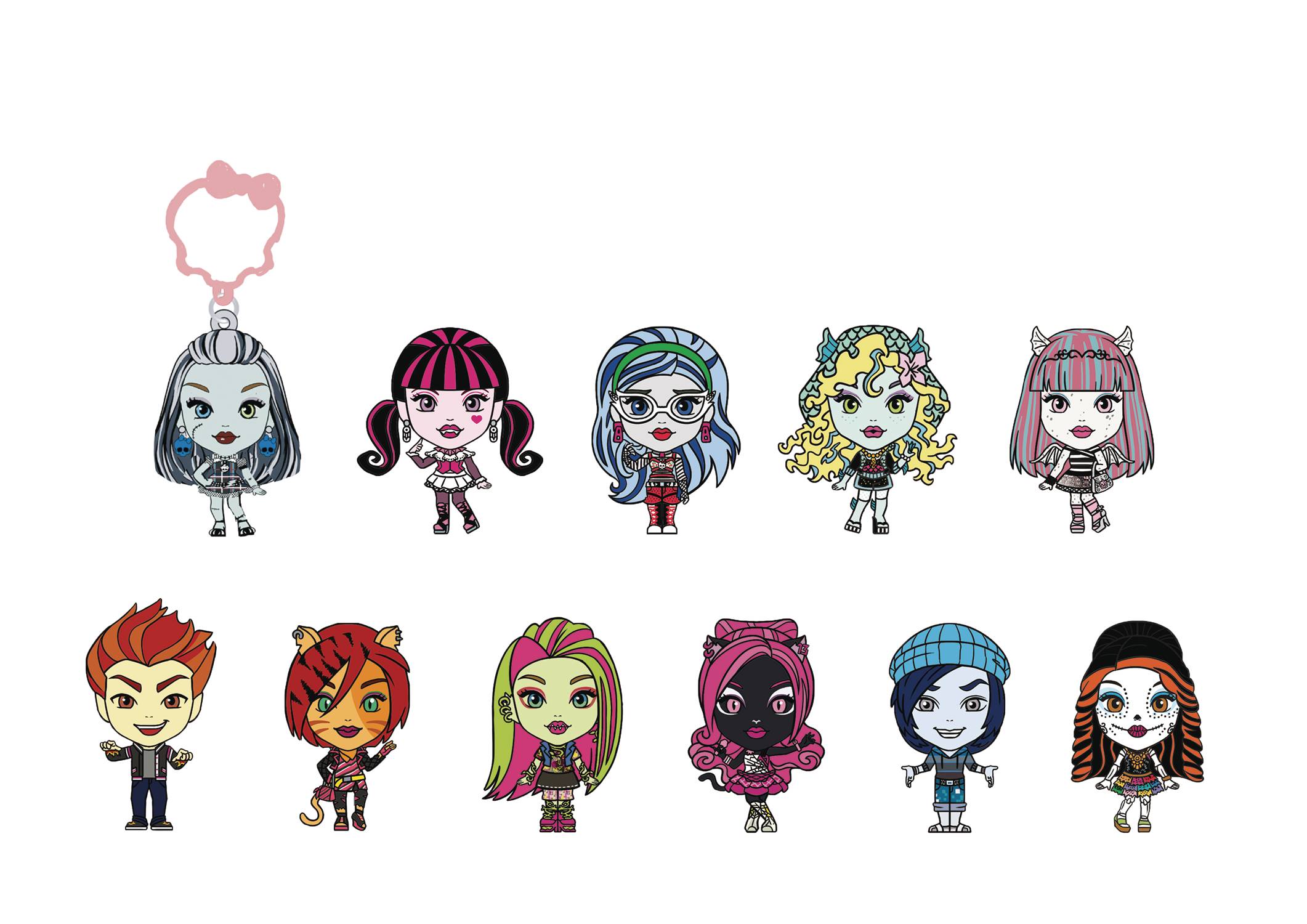 MONSTER HIGH SERIES1 24Price is Per Piece FOAM BAG CLIP BMB DS (NET) (C: 1-1