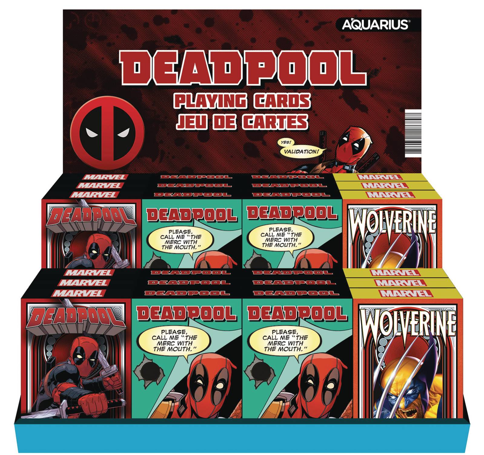 DEADPOOL 24PC PLAYING CARD PRE-PACK (NET) (C: 1-1-2)