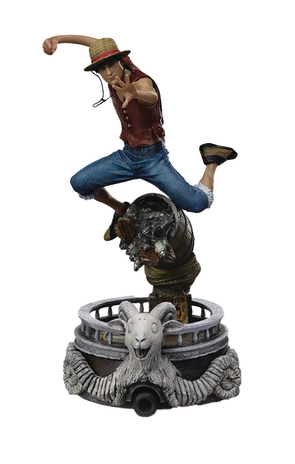 ONE PIECE LUFFY 1/10 SCALE STATUE (NET) (C: 1-1-2)