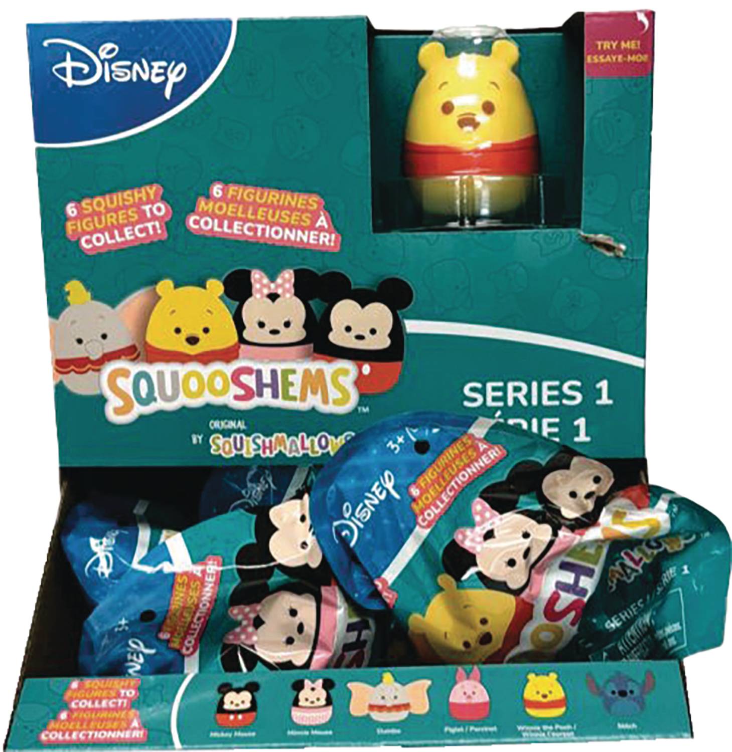 DISNEY SQUOOSHEMS PLUSH 28PC BMB DS (NET) (C: 1-1-2)