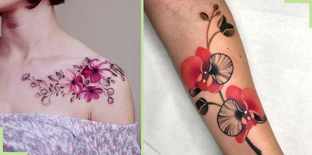 tatouage-orchidée