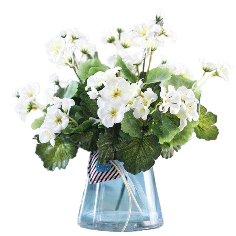 Bouquet de bégonia artificiel blanc – Ma Plante Artificielle