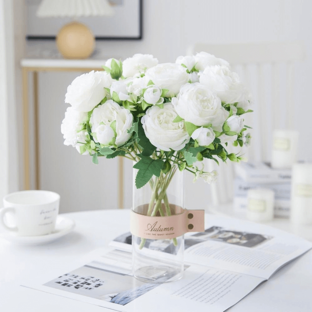 Bouquet De Rose Blanche | Ma Plante Artificielle