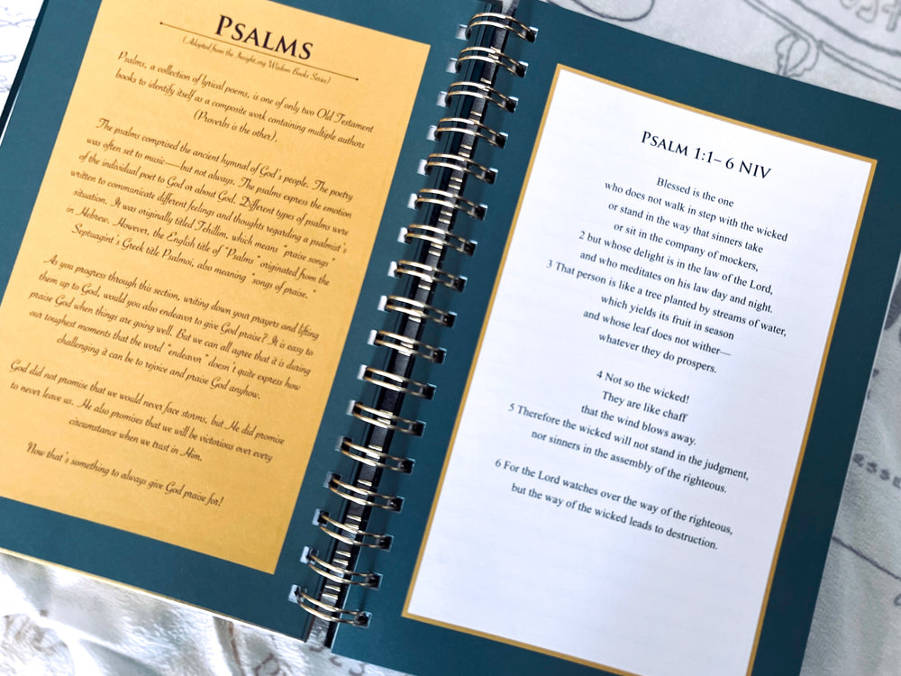 Affirm The Word Prayer Journal & Pen (Teal) – Affirm The Word Literary