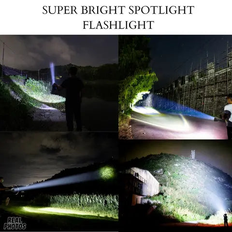 LED Spotlight flashlight, which adopts XHP series lamps