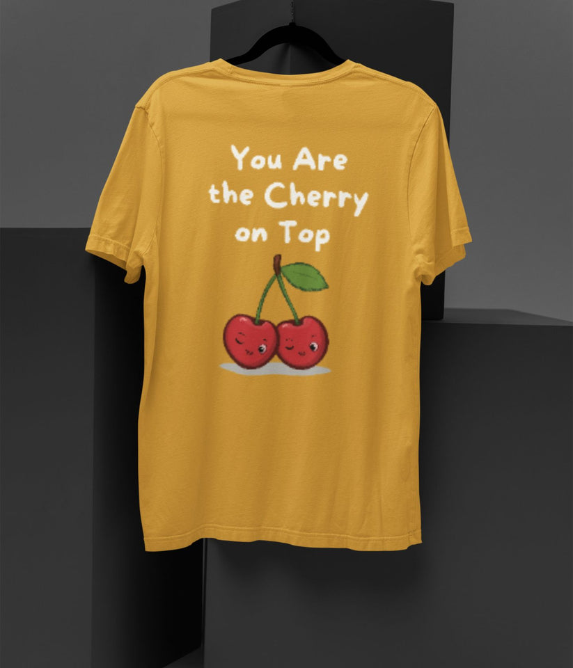 Cherry On Top - Unisex Oversized Classic T-Shirt - Dark