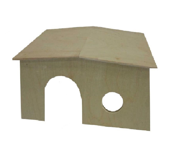 Hamster Mega Fort Castle Wooden House Shelter Hideout Hideaway 