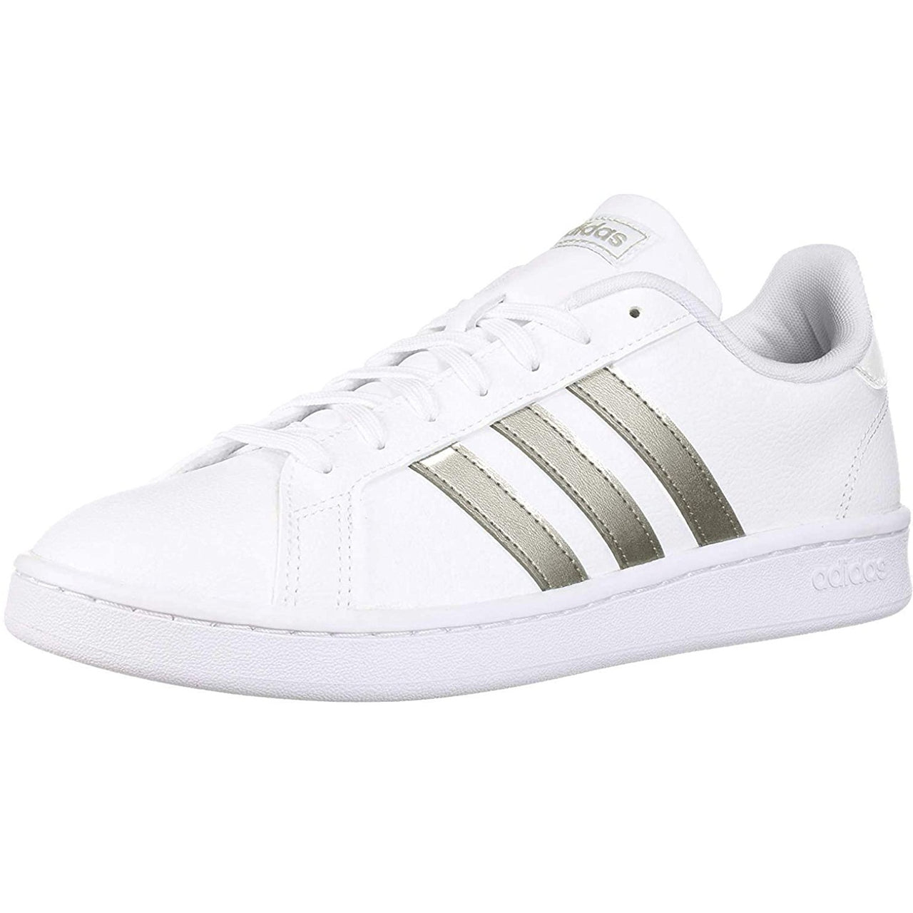 adidas grand court white platinum