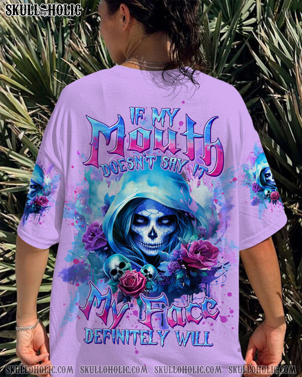 IF MY MOUTH DOESN'T SAY IT LADY SKULL ALL OVER PRINT - TLTW1801242