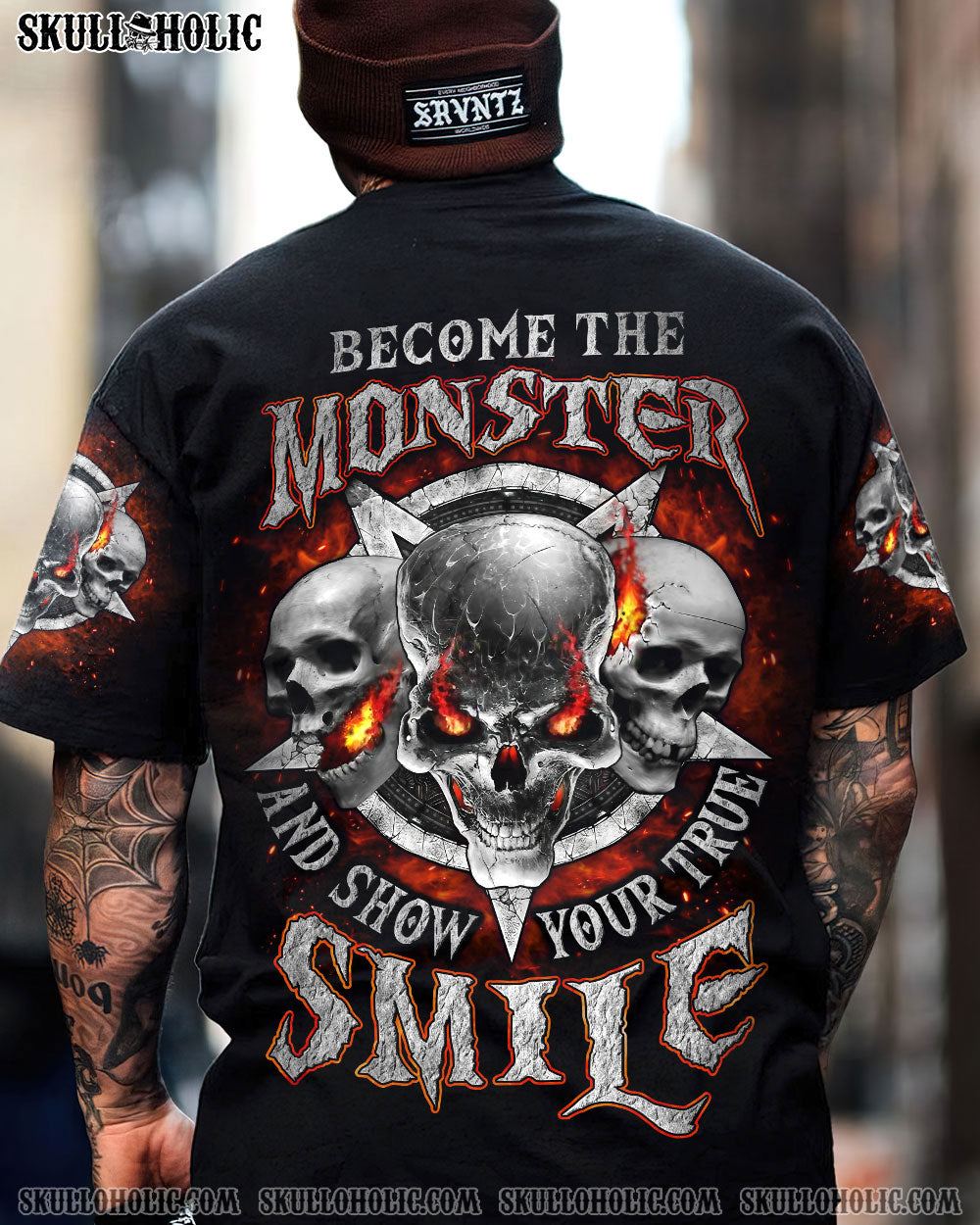 BECOME THE MONSTER ALL OVER PRINT - YHLN0307233