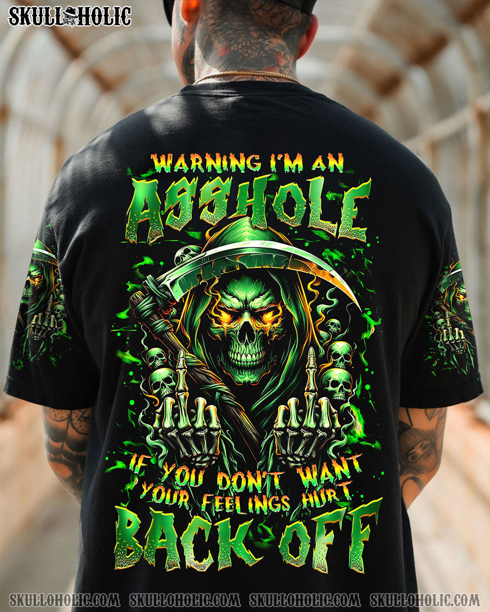 WARNING I'M AN A SKULL ALL OVER PRINT - TLNO2005245