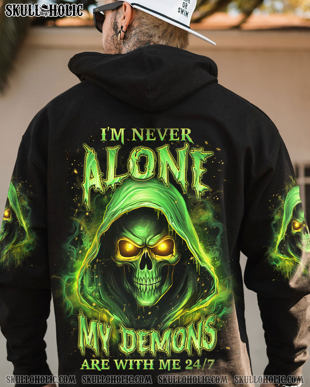 I'M NEVER ALONE SKULL REAPER ALL OVER PRINT - YHLN2411233