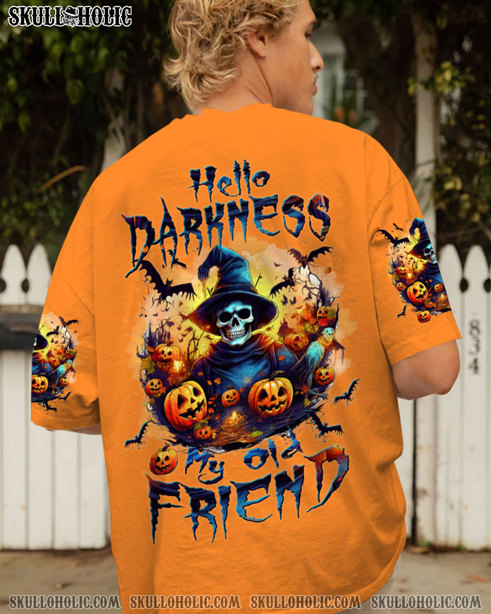 HELLO DARKNESS MY OLD FRIEND HALLOWEEN ALL OVER PRINT - TLTW1208232