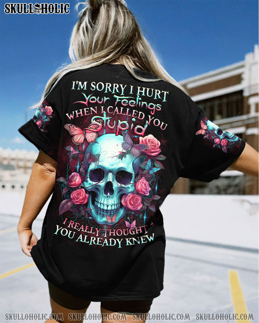 I'M SORRY I HURT YOUR FEELINGS SKULL ALL OVER PRINT - TLTR1707232