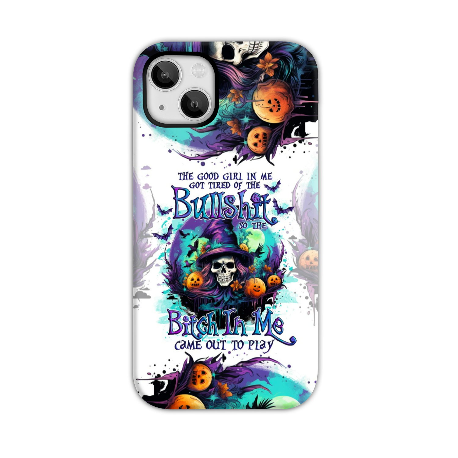 THE GOOD GIRL IN ME HALLOWEEN WITCH PHONE CASE - TLNO1909231