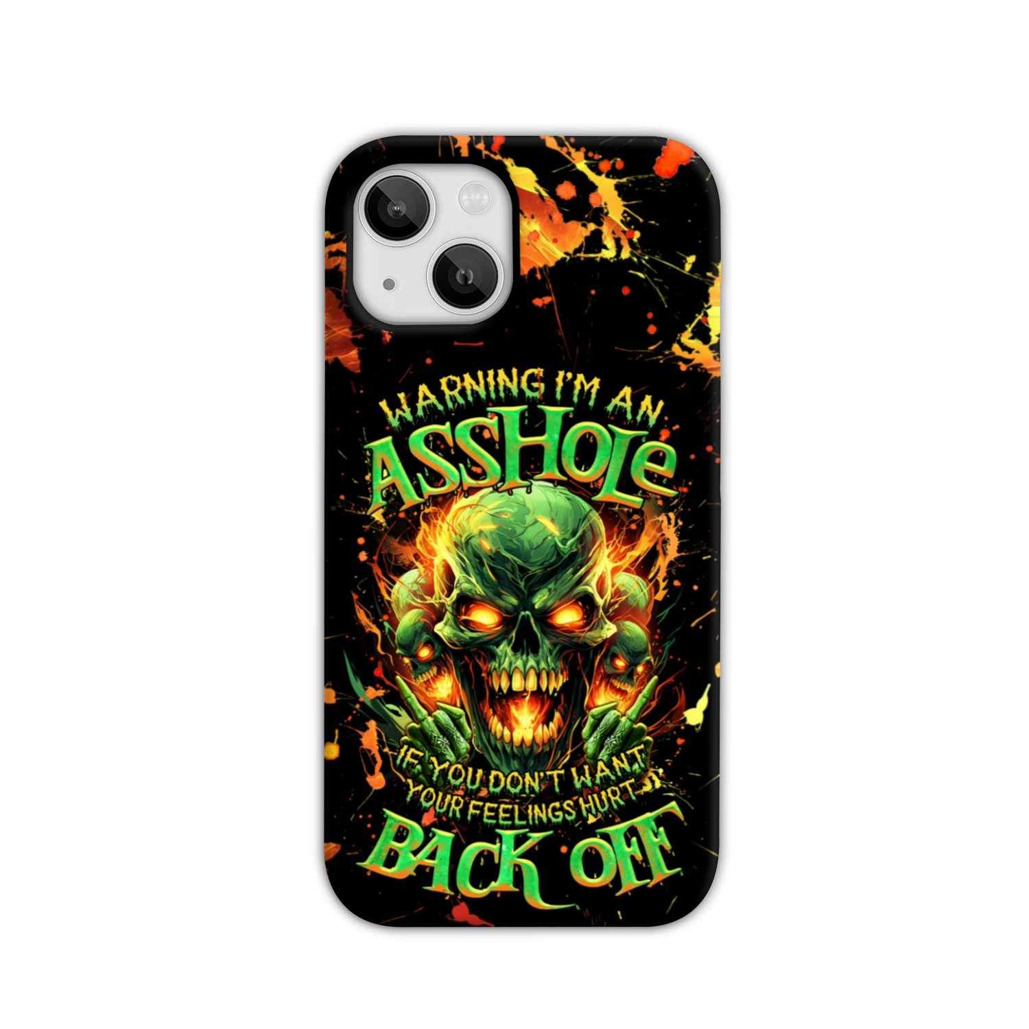 WARNING I'M AN A SKULL PHONE CASE - TLNZ1305244