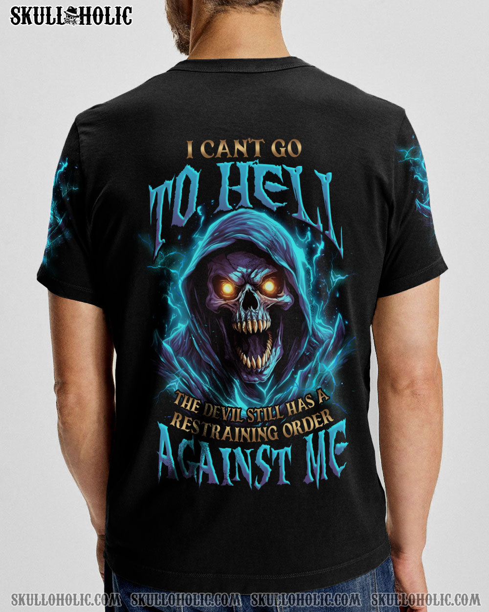 I CAN'T GO TO HELL MAD REAPER SKULL ALL OVER PRINT - TLNZ0706232