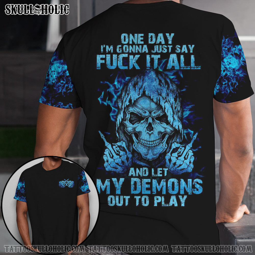 (HOT DEAL) MY DEMONS OUT TO PLAY SKULL ALL OVER PRINT - LATH2511214